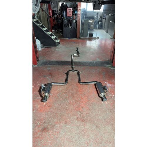 Mercedes C180 1.6 W204 Çift Varex Komple Krom 60 mm