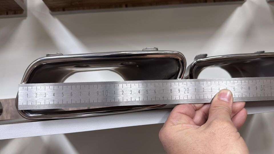 Mercedes Krom Egzoz Ucu Takım Sag Ve Sol