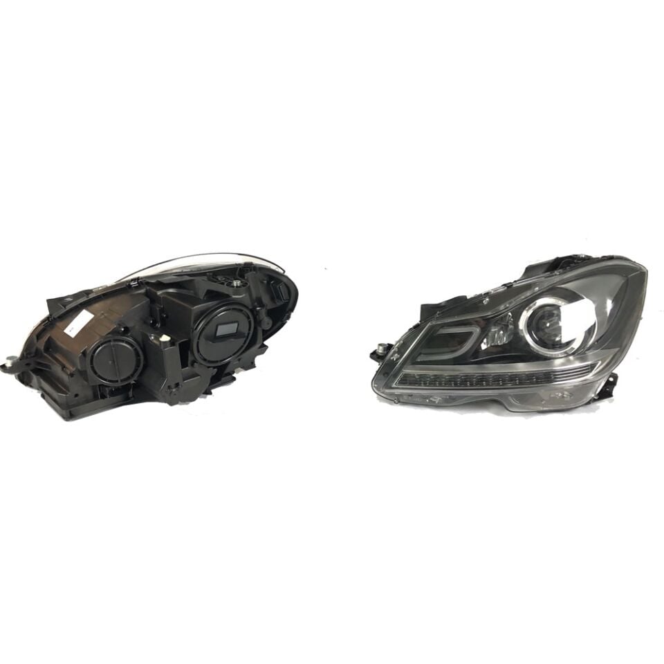 W204 FAR SETİ LED (MAKYAJLI KASA İÇİN) 2012-2014 HALOJEN İÇİN