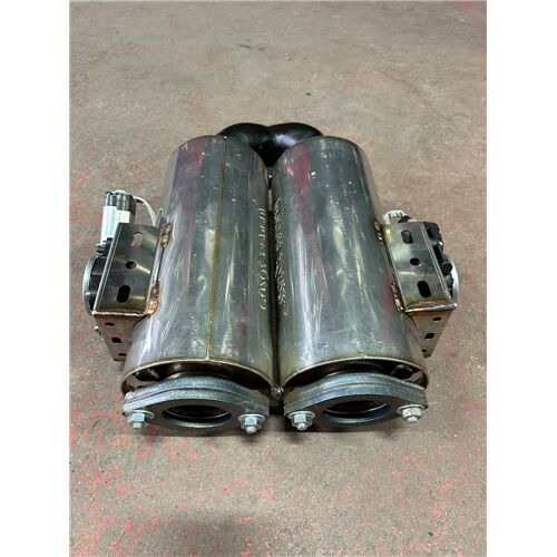 Jeep Çift Varex 2.0 Motor Üstü İçin Üniversal Arka Çiftli Flanşlı Varex Ve Arka Dkp Y Pipe + Varex Beyin Kumandası