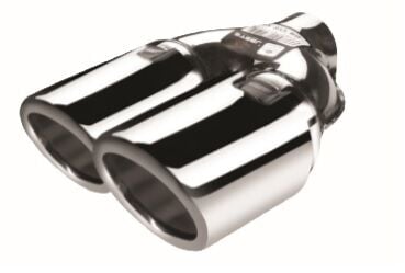 Çift Çıkış Krom Egzoz Ucu - Sol Taraf İçin Ф76