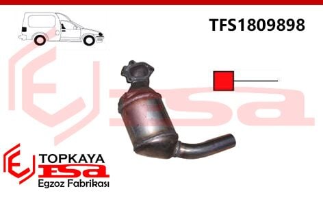Opel Corsa 1.3 Jtd Katalitik Konverter Yerine Ön Susturucu 2006 > …