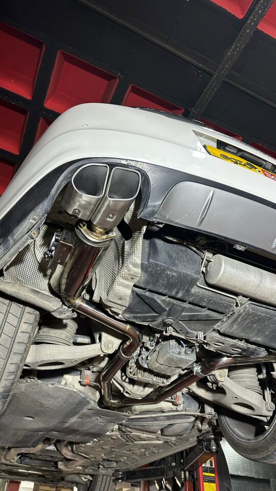 PORSCHE PANAMERA TURBO 4.8 Sag Ve Sol Çift Varex Komple Krom Egzoz Kiti