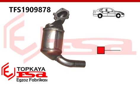 Fiat Linea 1.3 Jtd Katalitik Konverter Yerine Ön Susturucu 2006 - 2007 > …