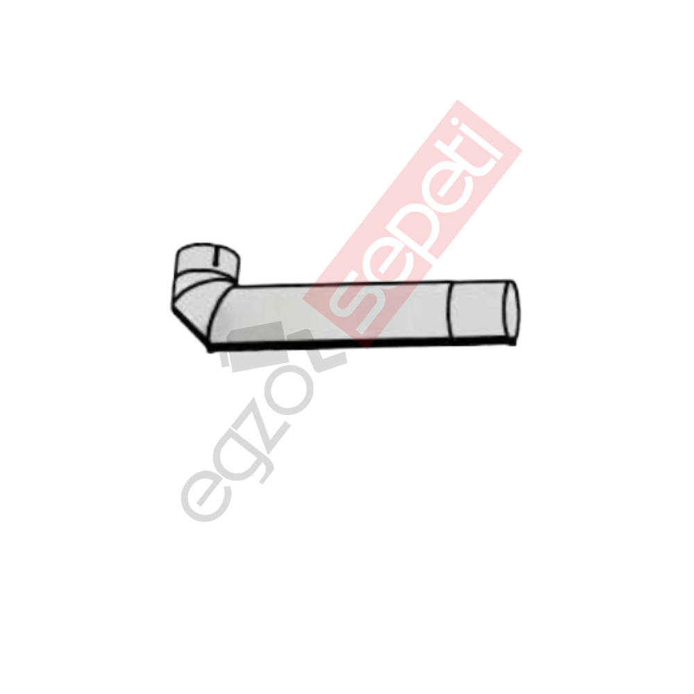 Renault Manager Boru, Egzoz Çıkış, E1, 5000731061 Renault Manager Ø110 Alusi,