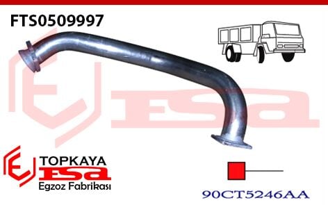 Ford Turbo 2520 Ön Boru Kısa 1992 / 1998