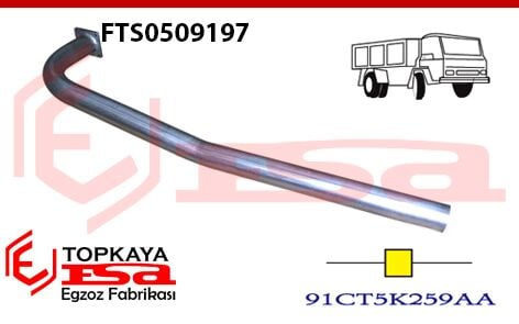 Ford Turbo 2520 Ön Ara Boru Uzun 1992 > 1998