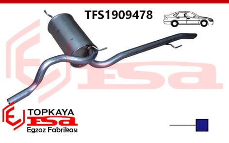 Fiat Linea 1.3 Jtd Arka Susturucu Borulu 2007 > …