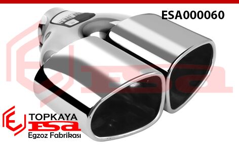 Çift Çıkış Egzoz Ucu - Eşit 72X98 Y