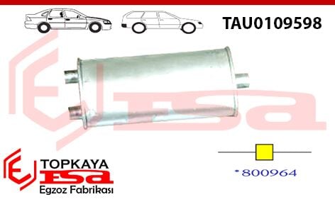 Taunus 17M Orta Susturucu 1965 > 1972