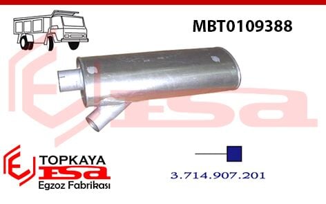 Mercedes Kamyon Mb 2521 - 2517 Kamyon Susturucu Damperli 1992 > 2001
