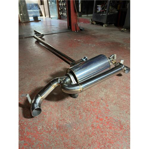 Bmw F22 1.16 / 1.18 / 1.20 Krom Borular Ve 1 Adet Krom Flanşlı Varex
