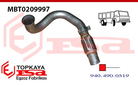 Mercedes Kamyon Mb Axor 2523 - 2528 Ön Boru Spiralli 2002 > 2008