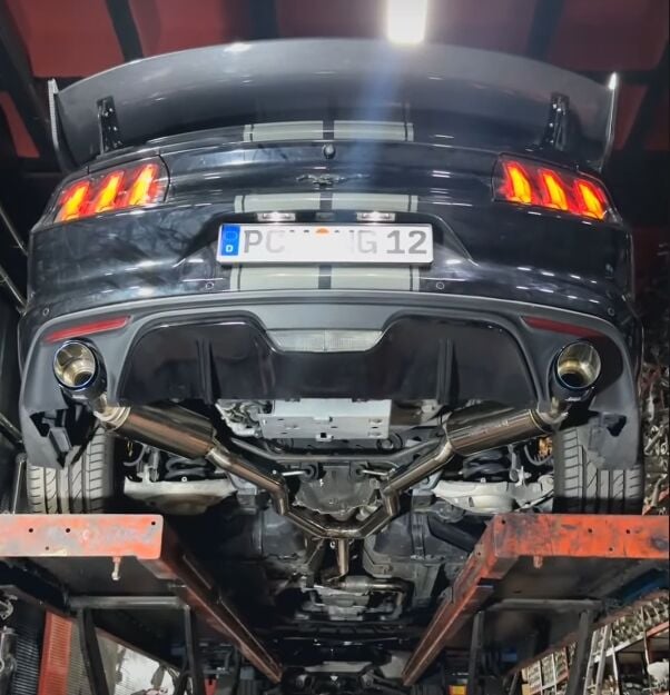 Ford Mustang 2.3 Sag Ve Sol Çift Varex Komple Krom 60 mm