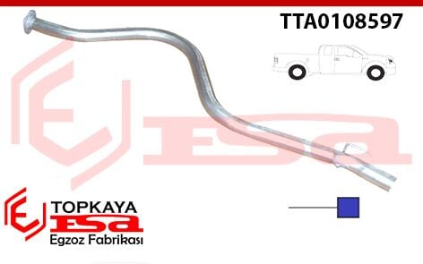 Tata Pick Up Çıkış Borusu 2006 > …