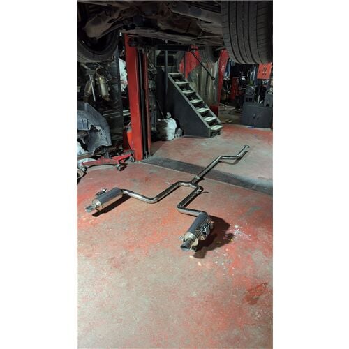 Ford Mustang 2.3 Sag Ve Sol Çift Varex Komple Krom 60 mm