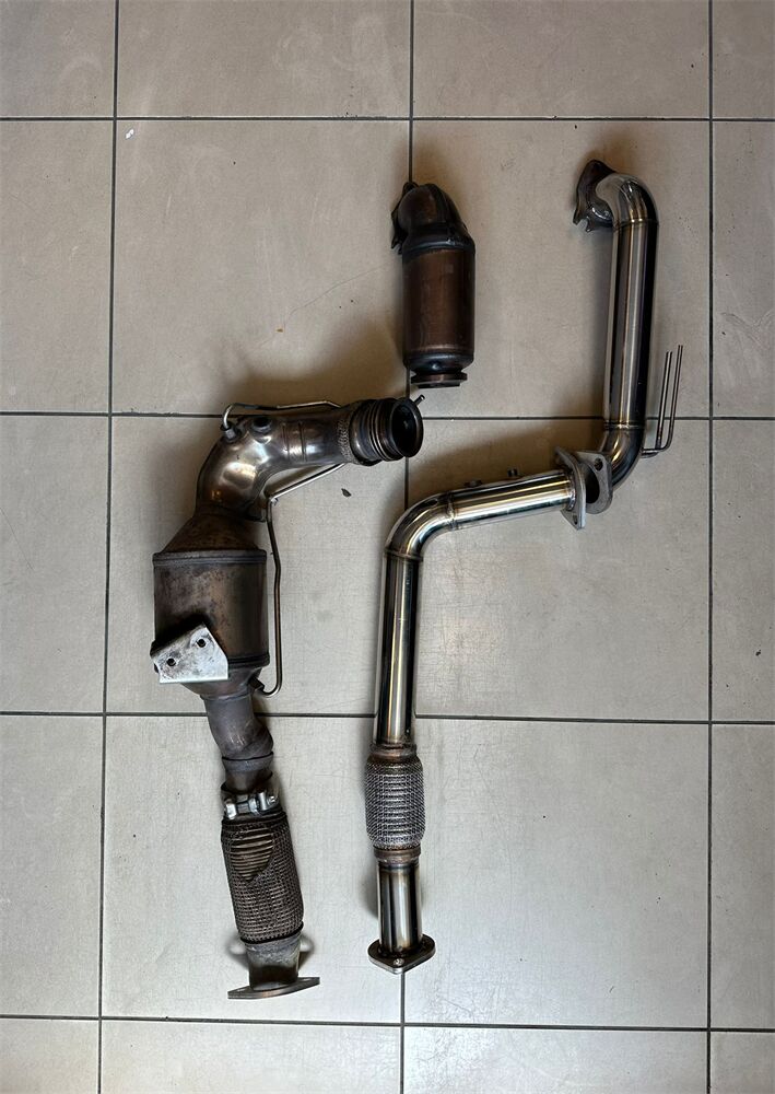 Mercedes E350 Dizel 3.0 Downpipe Spiralli