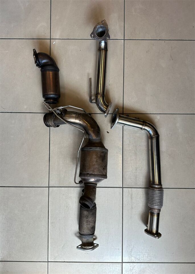 Mercedes E350 Dizel 3.0 Downpipe Spiralli