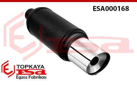 Yuvarlak Dkp Silencerli ''Kapaklı'' Egzoz - Ф101