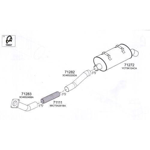 Ford Cargo Egzoz Spirali 2527 - 2530 - 3430