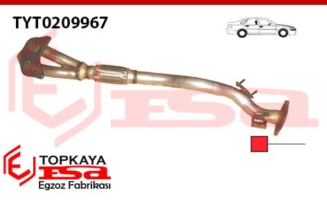 Toyota Corolla 1.6 Glı Ön Boru Spiralli 1993 > 2000