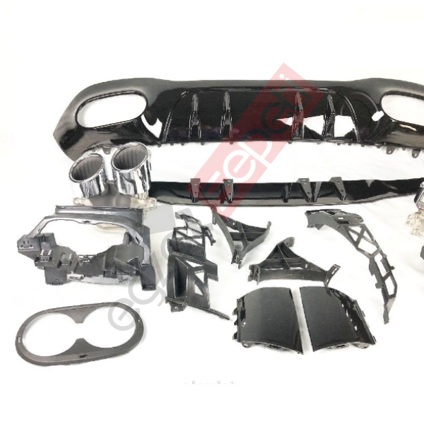 MERCEDES W177 DİFÜZÖR A45 KROM EGSOZ UCU 5D