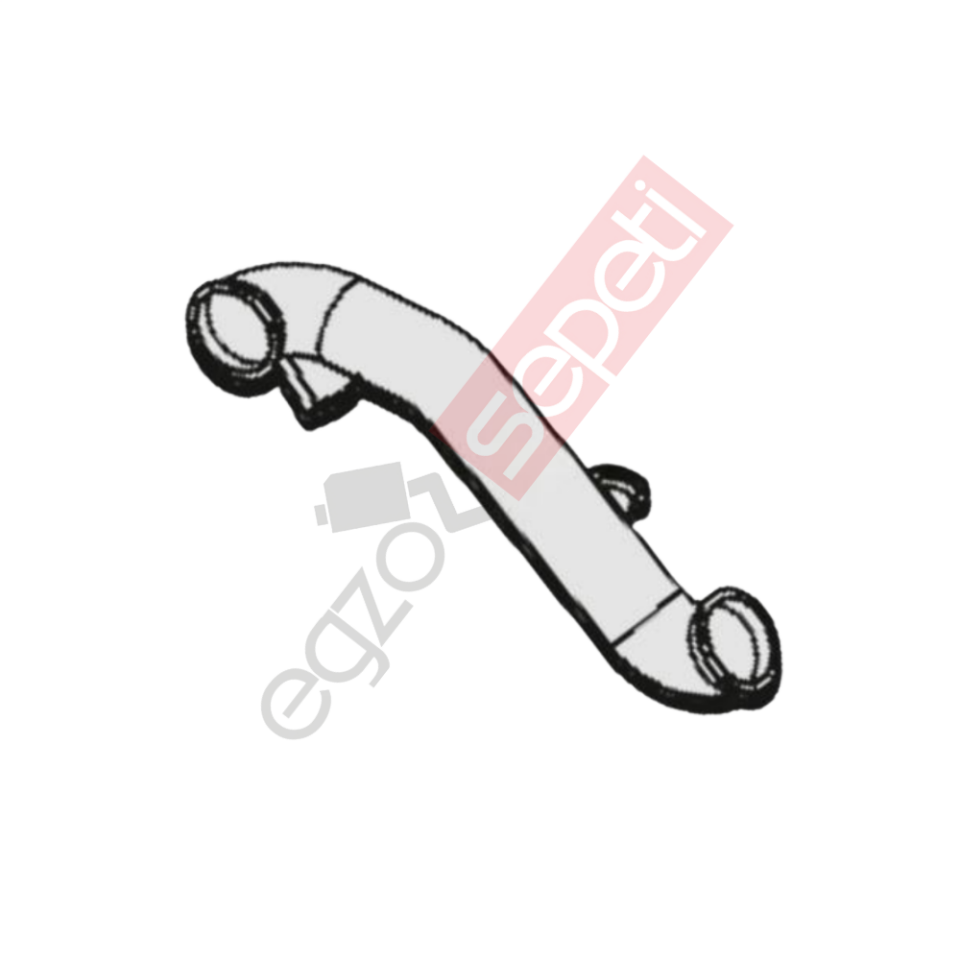 Iveco Eurocargo Boru, Egzoz Ön, E5, 504148371 Iveco Eurocargo Ø88,9 Inox,