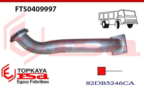 Ford Turbo 2517 Ön Boru Kısa 1990 > 1998
