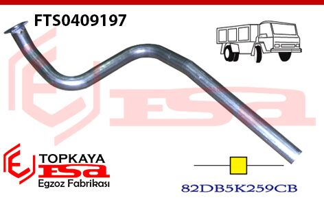 Ford Turbo 2517 Ön Boru Uzun 1990 > 1998