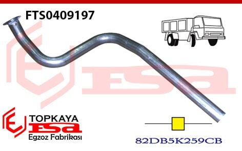 Ford Turbo 2517 Ön Boru Uzun 1990 > 1998