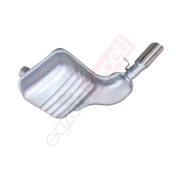 Volvo S60 2.0/2.5 Arka Borulu Baskılı Susturucu Krom Çıkış 2000-10