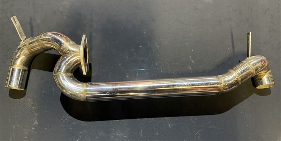Bmw E90 3.16 / 3.20 Krom Flanşlı Y Pipe