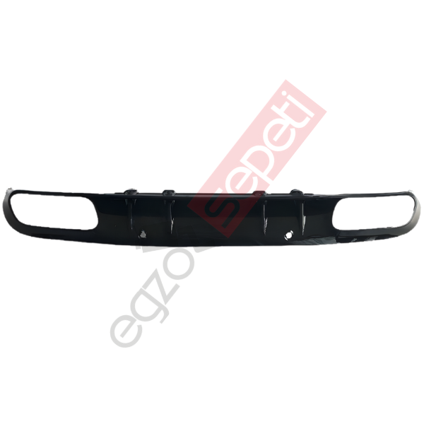 MERCEDES W205 C63 DİFÜZÖR+EGSOZ UCU 2019-ON COUPE SİYAH