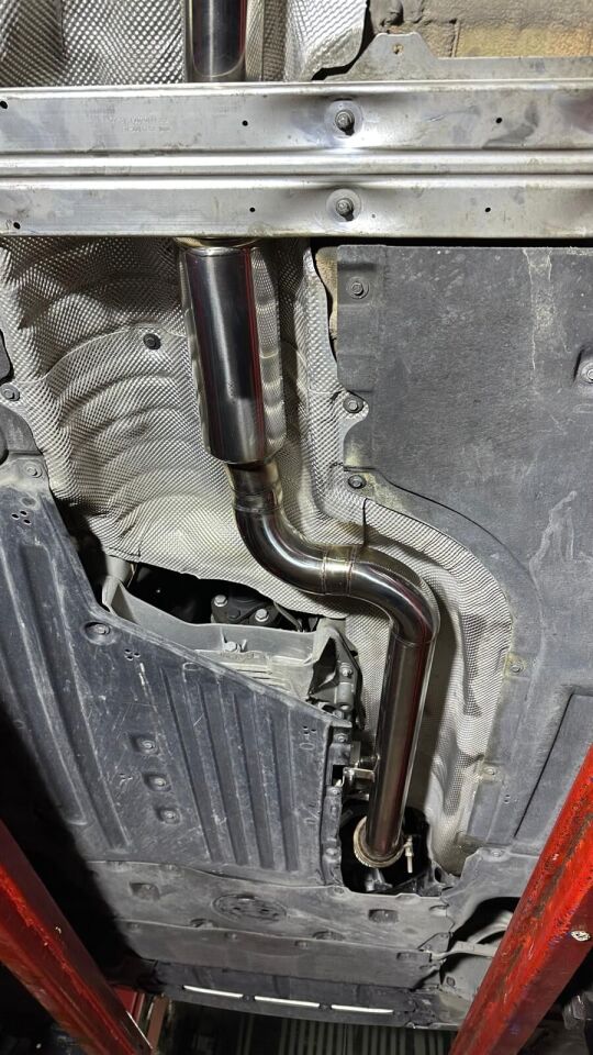Bmw X3 Opf Ve Orta İptali Krom 70 mm + Spor Susturucu 70 mm