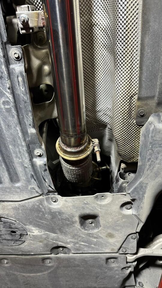 Bmw X3 Opf Ve Orta İptali Krom 70 mm + Spor Susturucu 70 mm