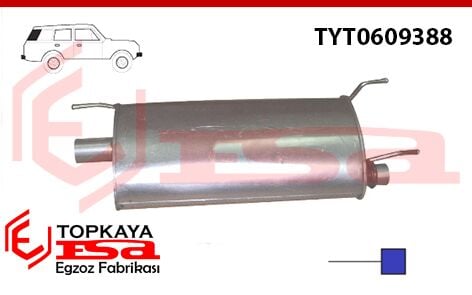 Toyota Land Cruıser 3.5 Arka Susturucu 2006 > …