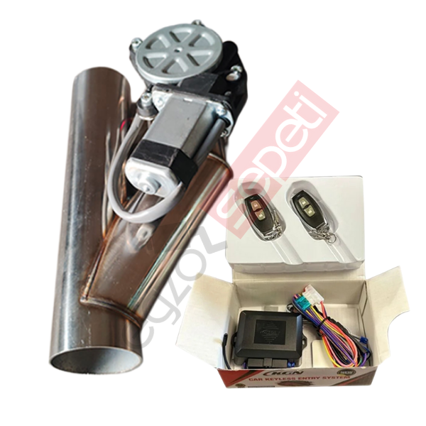 Cutout Krom Kumandalı Egzoz Sol Taraf 60 mm.