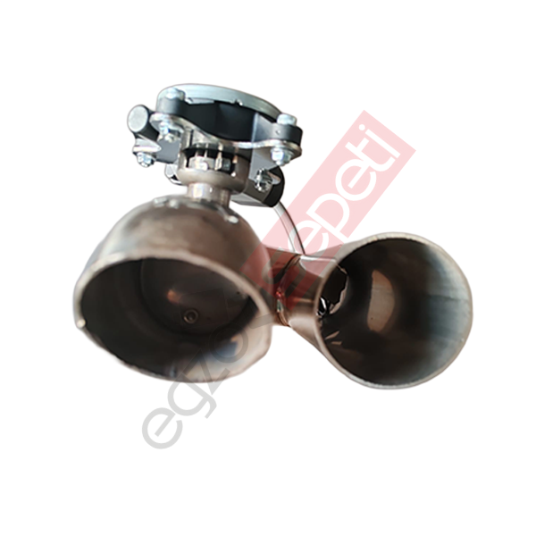 Cutout Krom Kumandalı Egzoz Sol Taraf 60 mm.