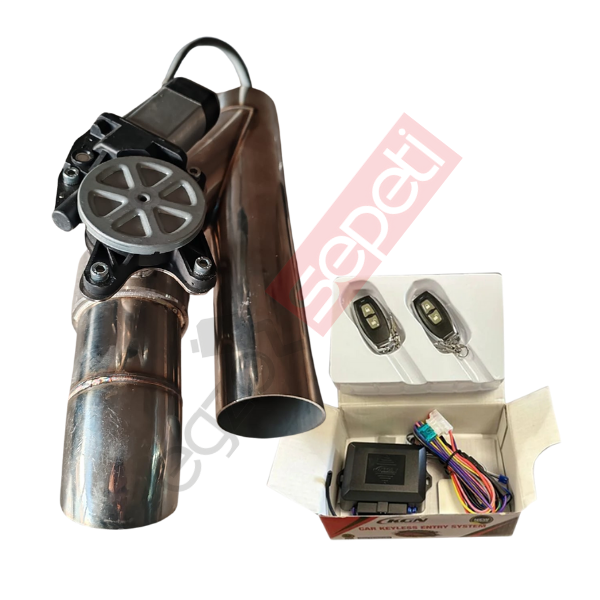 Cutout Krom Kumandalı Egzoz Sol Taraf 60 mm.