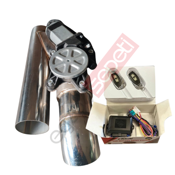 Cutout Krom Kumandalı Egzoz Sağ Taraf 60 mm.