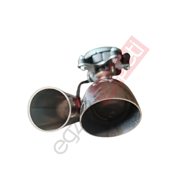Cutout Krom Kumandalı Egzoz Sağ Taraf 60 mm.