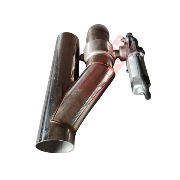 Krom Cutout Kumandalı Egzoz 60 mm + Kumandalı Egzoz Beyni