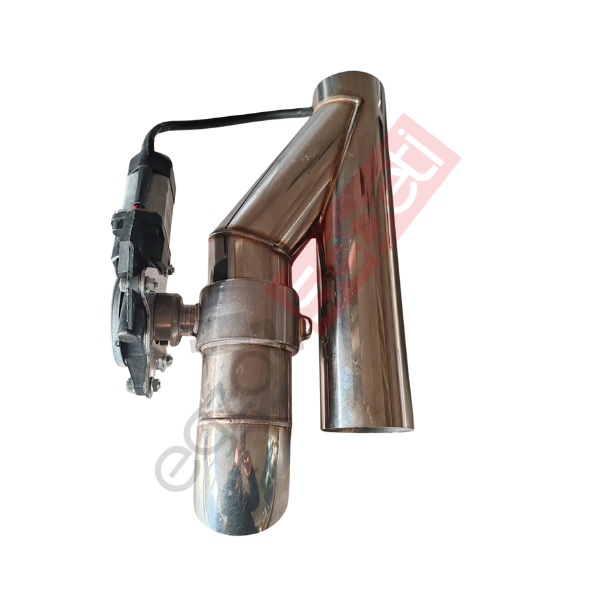 Krom Cutout Kumandalı Egzoz 60 mm + Kumandalı Egzoz Beyni