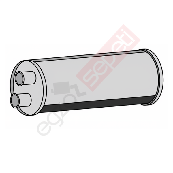 Volvo FL Egzoz Susturucu, E1, 6797519  Alusi, Tip:U,