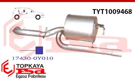 Toyota Yaris 1.4 Arka Borulu