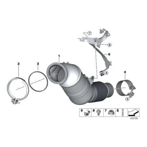 Bmw G26 M440İ Downpipe Spiralli Xdrive B58 2019 + Titanyum Amyant