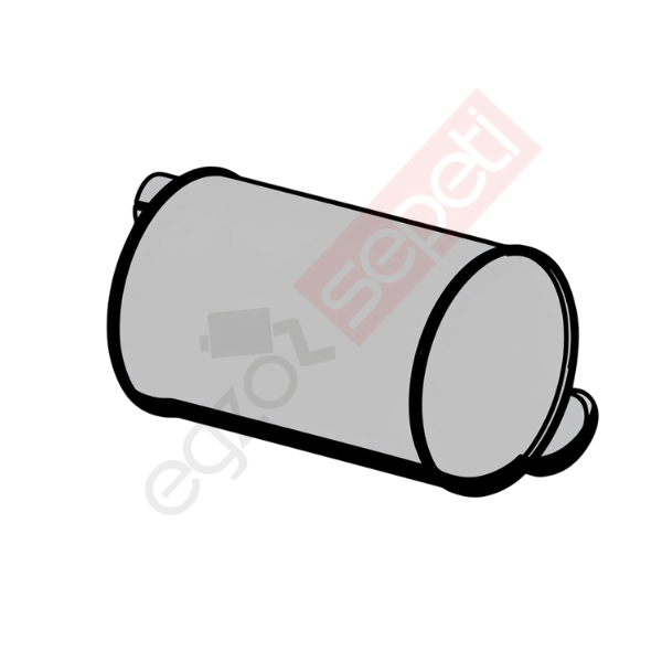 Man F90 Egzoz Susturucu, E1, 81151010225 Alusi, Tip:L,