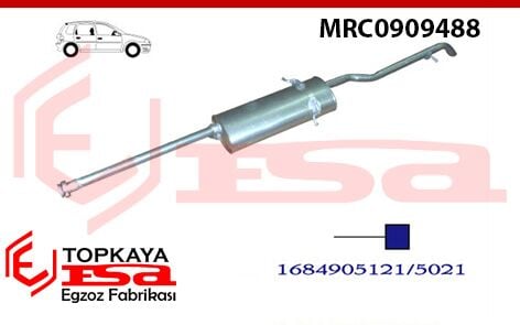 Mercedes A160 L 1.6 Arka Susturucu Borulu Uzun Şase 2001  > ..