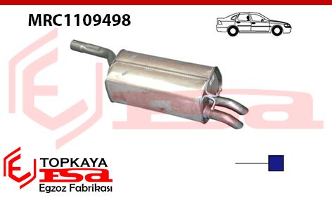 Mercedes E200 211 Kasa Benzinli Arka Susturucu Borulu 2004 >..