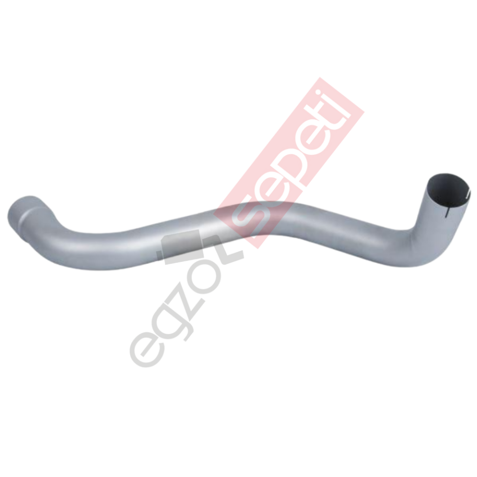Mercedes 2429 Boru, Egzoz Ön, E1, 6554901519 Mercedes 2429 Ø88,9 Alusi,